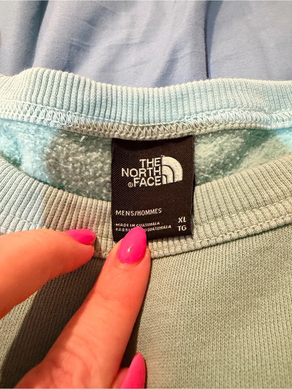 The North Face Light Mint Green Crew Sweatshirt
